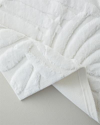 Leafy Joy Комплект Постелки За Баня Памучен 60x90 + 40x60 см Екрю