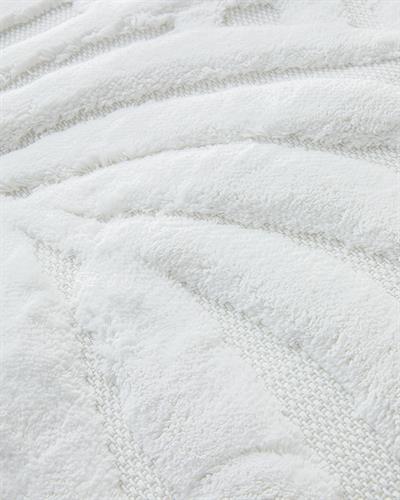 Leafy Joy Комплект Постелки За Баня Памучен 60x90 + 40x60 см Екрю