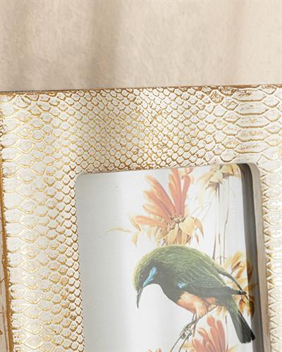 Leather Рамка Полирезин, Златисто, 13 X 18 Cm