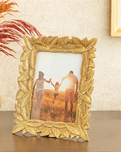 Leaves Рамка 13x18 см Златен