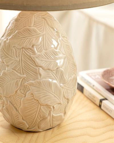 Leaves Абажур 25x25x37 см Кремав