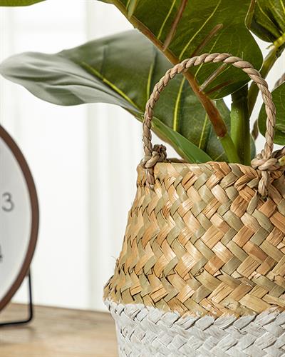 Leaves Изкуствено Цвете Във Ваза Зелено, 52 Cm