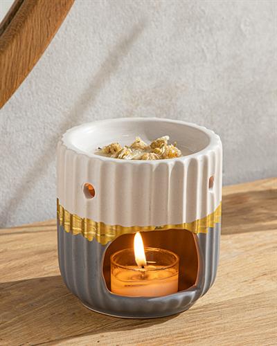 Leila Кадилница Сиво, 9 X 9 X 9,7 Cm