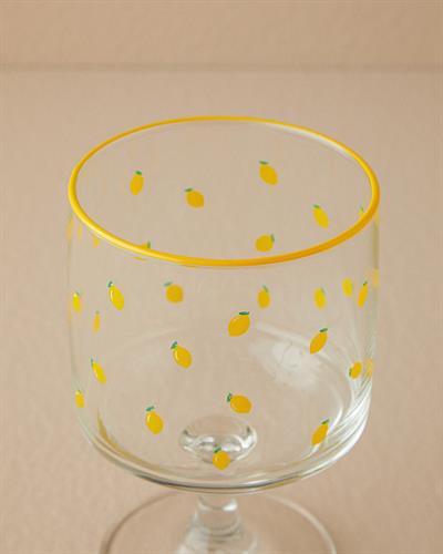 Lemon Blossom Чаша 3 бр. Стъкло 300 мл Жълт