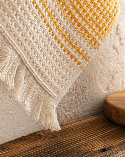 Lemu Кърпа За Изсушаване Памучен, Оранжево,, 40 X 60 Cm