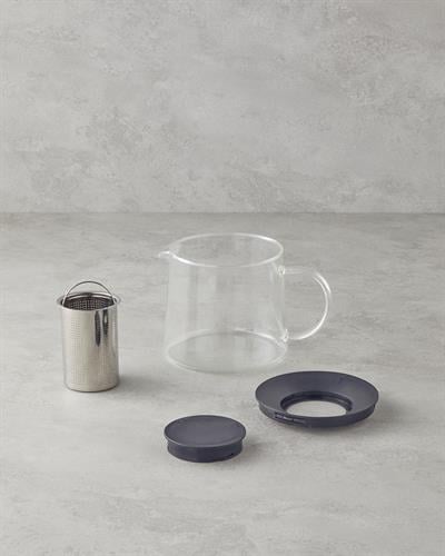 Lena Чайник Кръгло филтрирано Cam 1500 ml Прозрачен