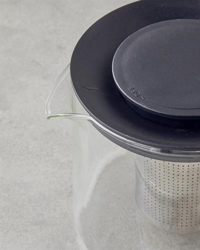 Lena Чайник Кръгло филтрирано Cam 1500 ml Прозрачен