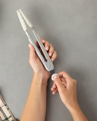 Lena Маса Със Силиконов Край, Стоманен, Кремово, 28 Cm