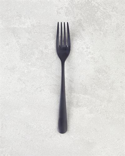 Leptis Комплект Прибори За Хранене 18/10 Неръждаема стомана 18 части за 6 души Черен