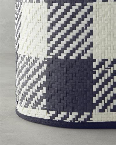 Lerna Кошница 31x27 см Черен - Бял