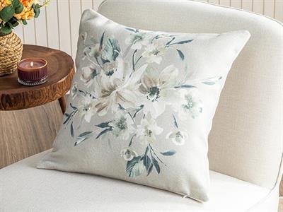 Lerna Декоративна Калъфка За Възглавница Отпечатан, Сиво, 45 X 45 Cm