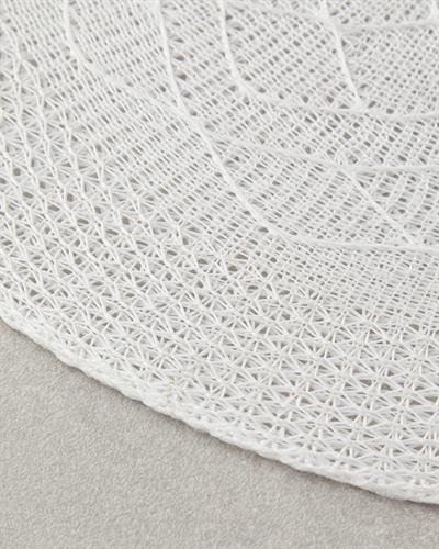 Leron Подложки За Хранене 2 бр. Полиестер 38 см Бял