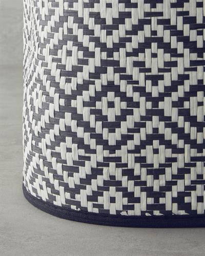 Leron Кошница 29x25 см. Черен - Бял