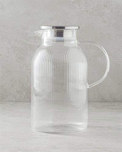 Leslie Кана Боросиликатно стъкло 2200 мл Прозрачен