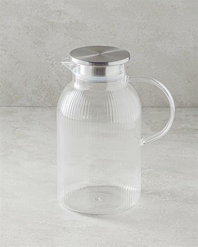 Leslie Кана Боросиликатно стъкло 2200 мл Прозрачен