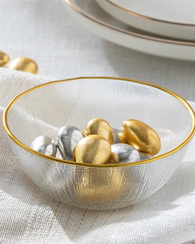 Leslie Glass Appetizers 9 cm Gold