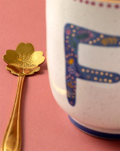 Letter F Чаша Stoneware, Цветен, 500 Ml