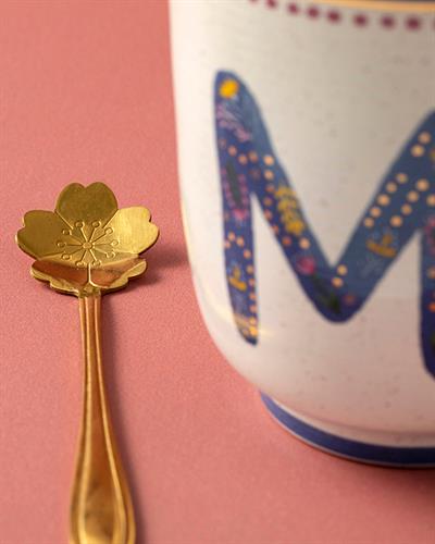 Letter M Чаша Stoneware, Цветен, 500 Ml