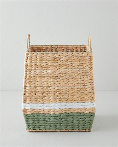 Levina Кошница 27 см Натурален Зелен