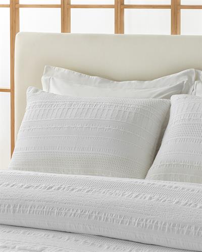 Levron Комплект Кувертюра За Легло Кралски размер жакардов Памучен 240x260 см Бял