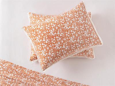 Liberty Bloom Кълъфка За Възглавни 2Бр., Памучен, Оранжево,, 50 X 70 Cm