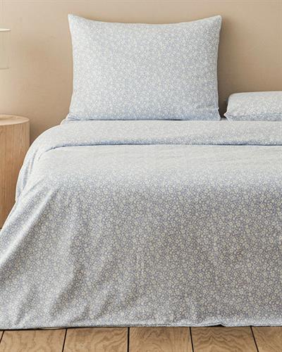 Liberty Blossom Спален Комплект Двоен Лесно за гладене 200x220 см Син