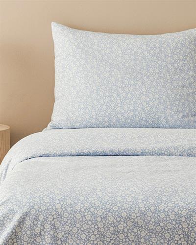 Liberty Blossom Спален Комплект Двоен Лесно за гладене 200x220 см Син