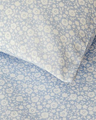 Liberty Blossom Спален Комплект Двоен Лесно за гладене 200x220 см Син