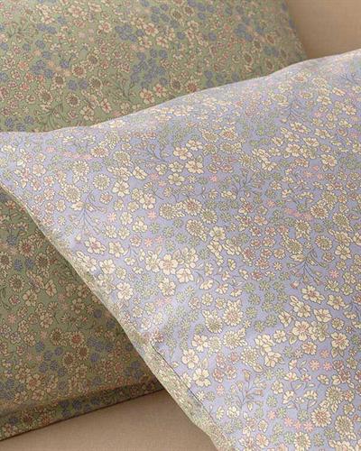 Liberty Flowers Калъфка За Възглавница 2 бр. Памучен 50x70 см Виолетов..