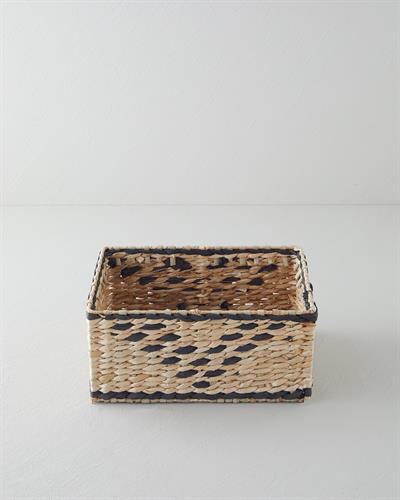 Liena Кошница 30x20x14 см Натурален - Черен