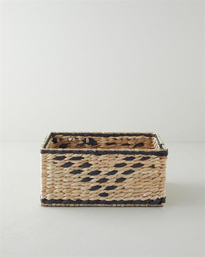 Liena Кошница 30x20x14 см Натурален - Черен