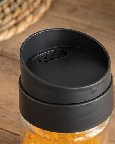 Lienza Съд За Подправки Стъкло 212 мл Антрацит