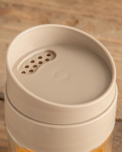 Lienza Съд За Подправки Стъкло 212 мл Тъмнобежов