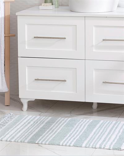 Lilia Постелка За Баня Памучен 60x90 см Селадон