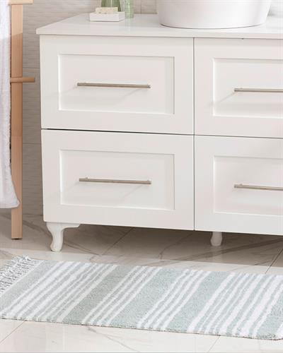 Lilia Постелка За Баня Памучен 60x90 см Селадон