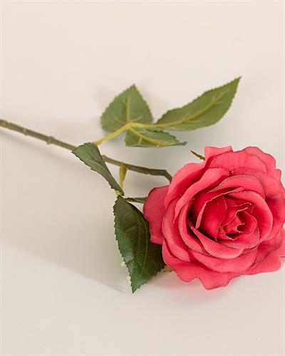 Lilies Изкуствено Цвете Един Стрък Плат 20 см Червен