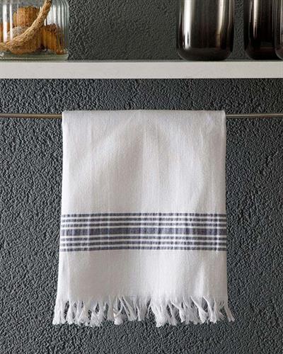 Lily Кърпа За Сушене С ресни Памук 40x60 см Морскосин