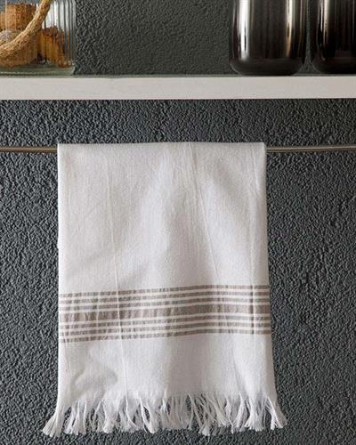 Lily Кърпа За Сушене С ресни Памук 40x60 см Бежов