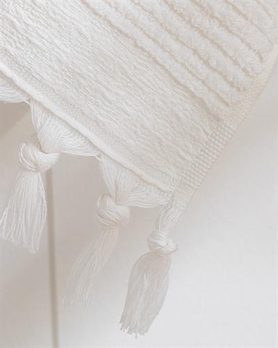 Lima Хавлии За Ръце С Ресни, Памучен, Екру, 30 X 40 Cm