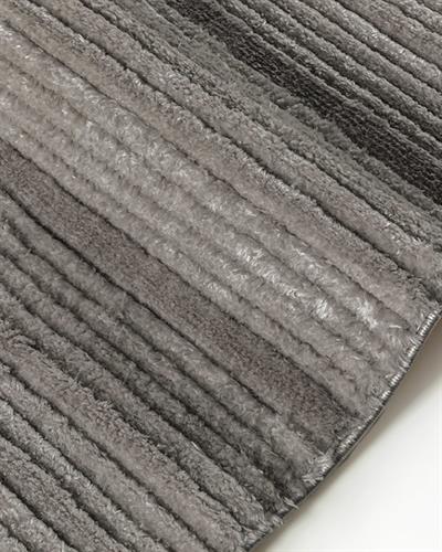 Lina Плюшен Килим 116x180см Антрацит