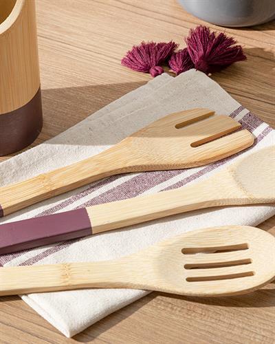 Lina Комплект За Сервиранe 4 Части, Бамбук, Тъмно Розово, 16 Cm