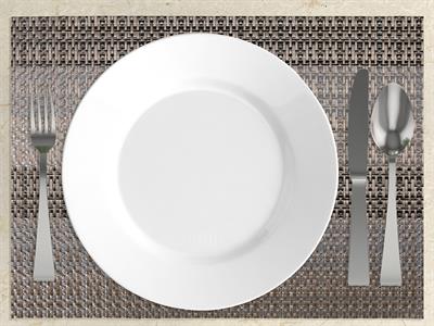 Line АМЕРИКАНЗКИ СЕРВИЗ 4 броя ПВЦ 45x30 cm Mink