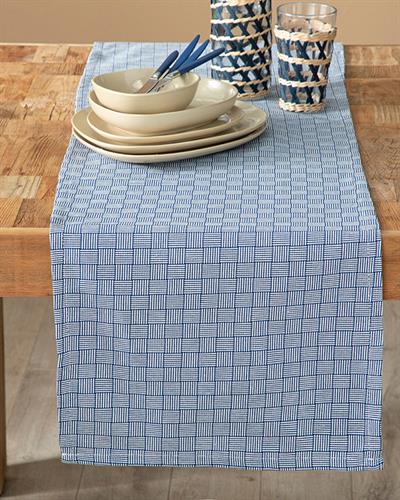 Line Ранър Памучен, Тъмно Синьо, 40 X 140 Cm