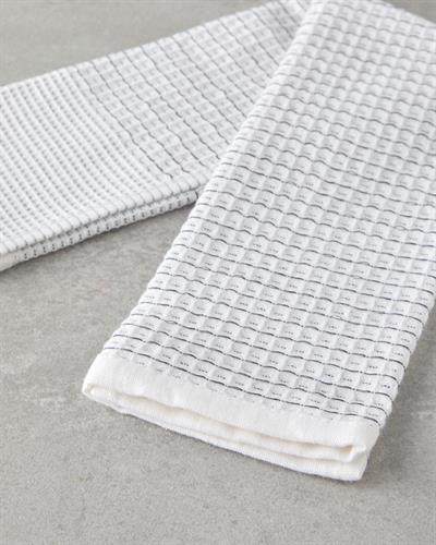 Linear Кърпа За Сушене Памук 30x50 см Бял - Сив