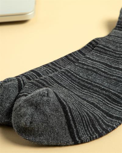 Linear Cotton Mens Ankle Socks 40-44 Copper