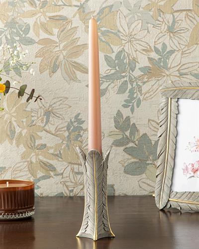 Linear Свещник Златно Бежово, 4,5 X 4,7 X 14 Cm