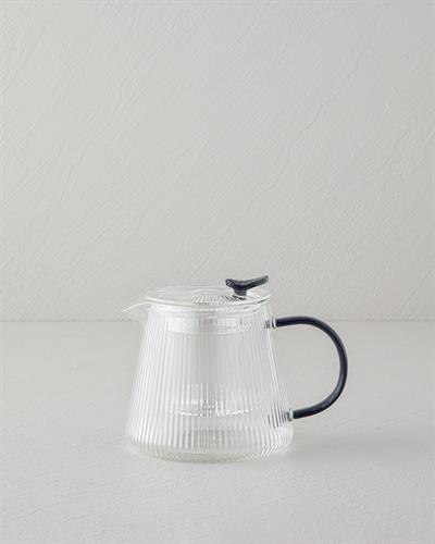 Чайник Стъкло 500 мл Бледосив.