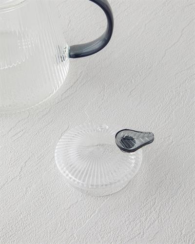 Чайник Стъкло 500 мл Бледосив.