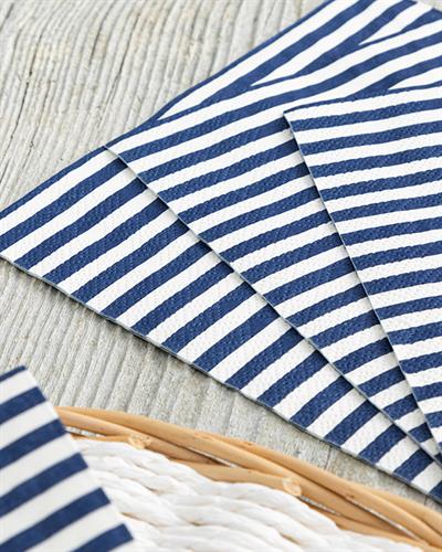 Linie Хартийни Салфетки 20 Бр., Хартия, Тъмно Синьо, 33 X 33 Cm