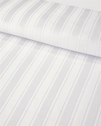 Lior Спален Комплект Двоен Памучен сатен райе 200x220 см Бял